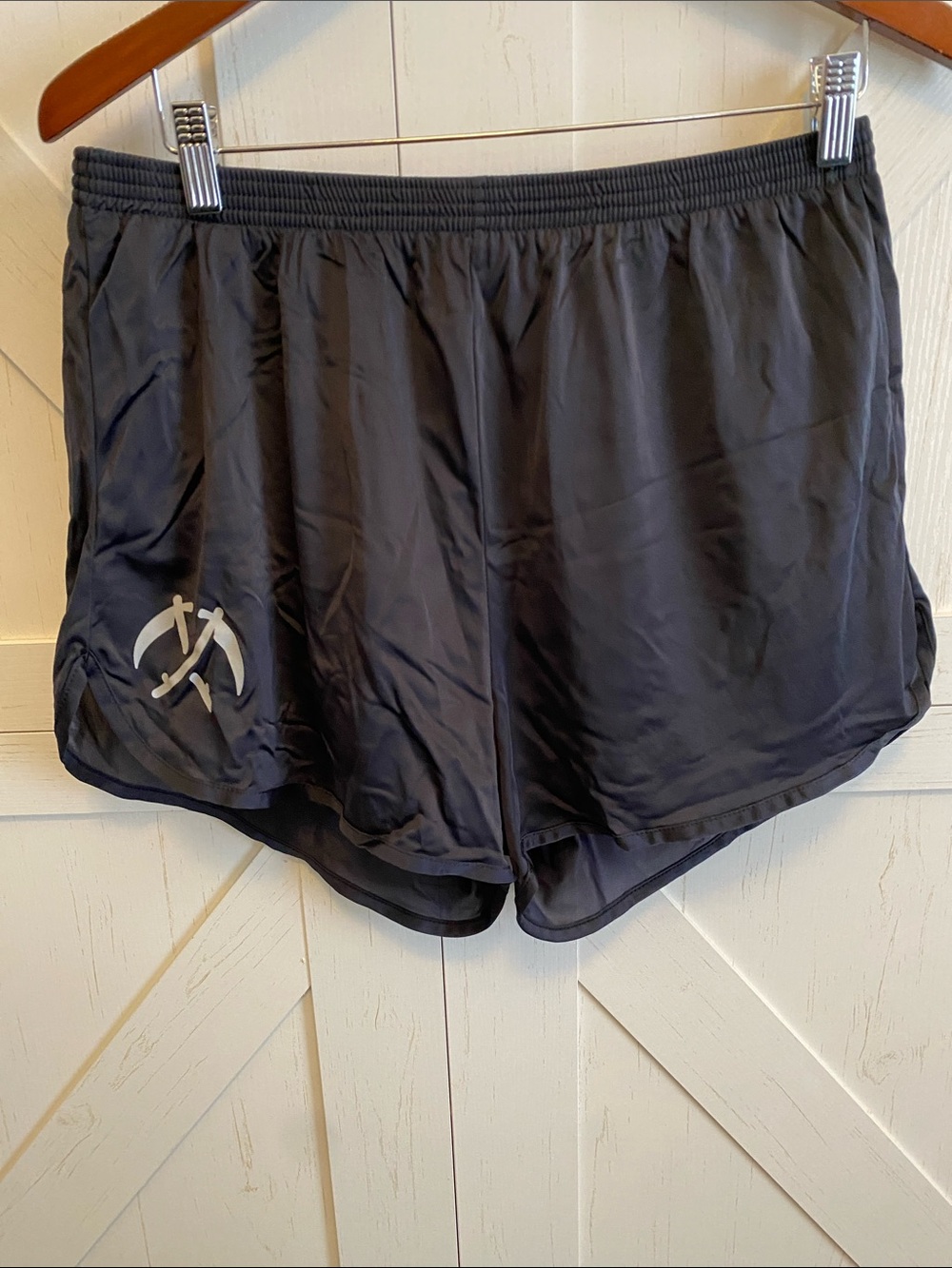 Ranger panties Black Athletic Running Shorts with Reflective Logo